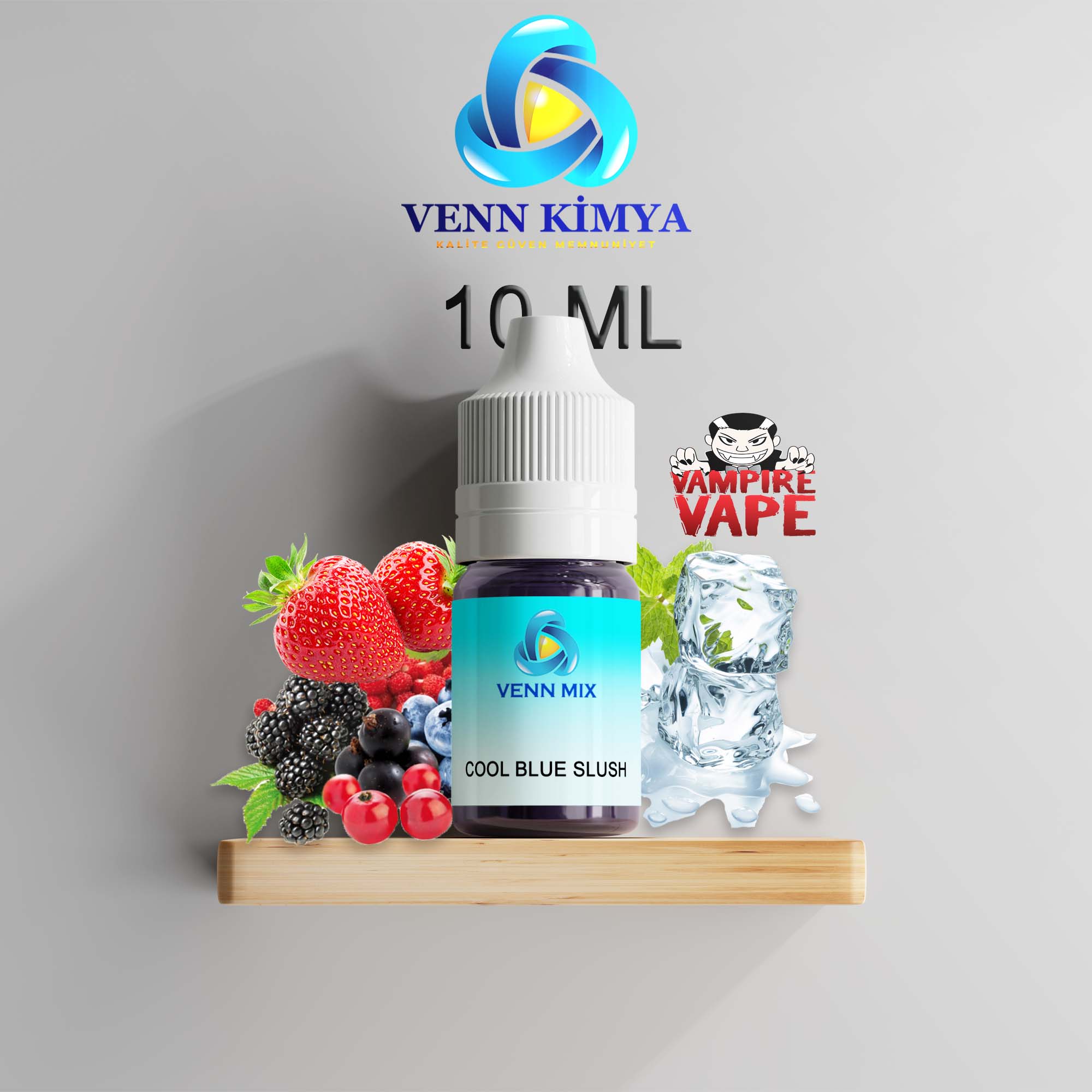 blue slush vampire vape Vampire Vape Cool Blue Slush 50ml Shortfill E-liquid main image 0